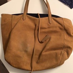 3 FOR 15$ Massimo Dutti suede tote bag